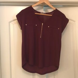 Plum blouse